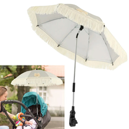 Boho Sonnenschirm für Baby und Kinderwagen