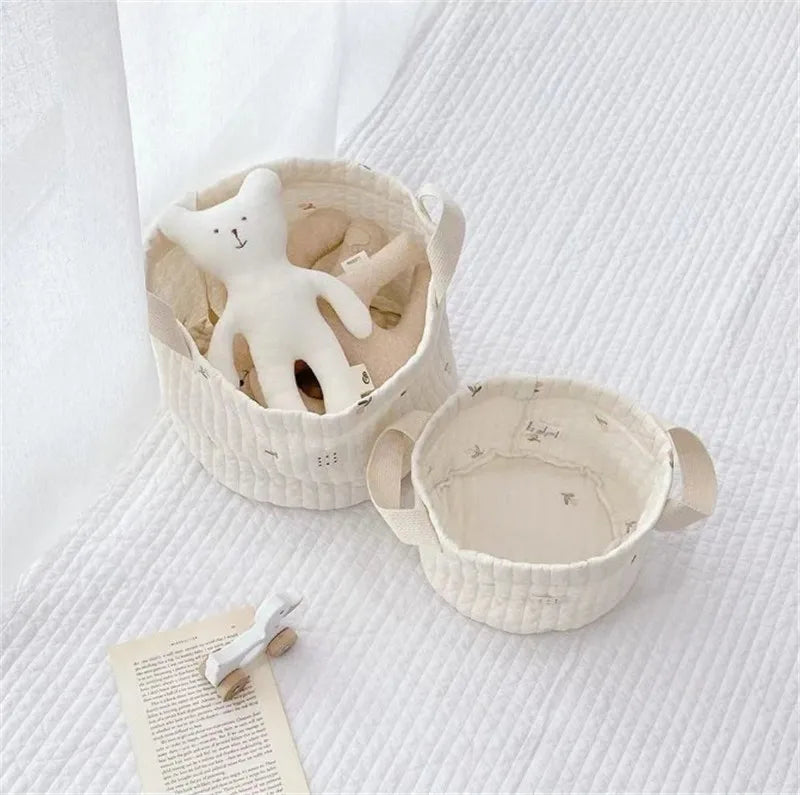 2er Set Stoffbehälter mit niedlichem Design