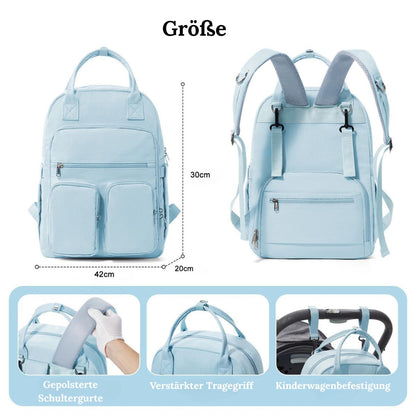 Multifunktionaler Wickelrucksack