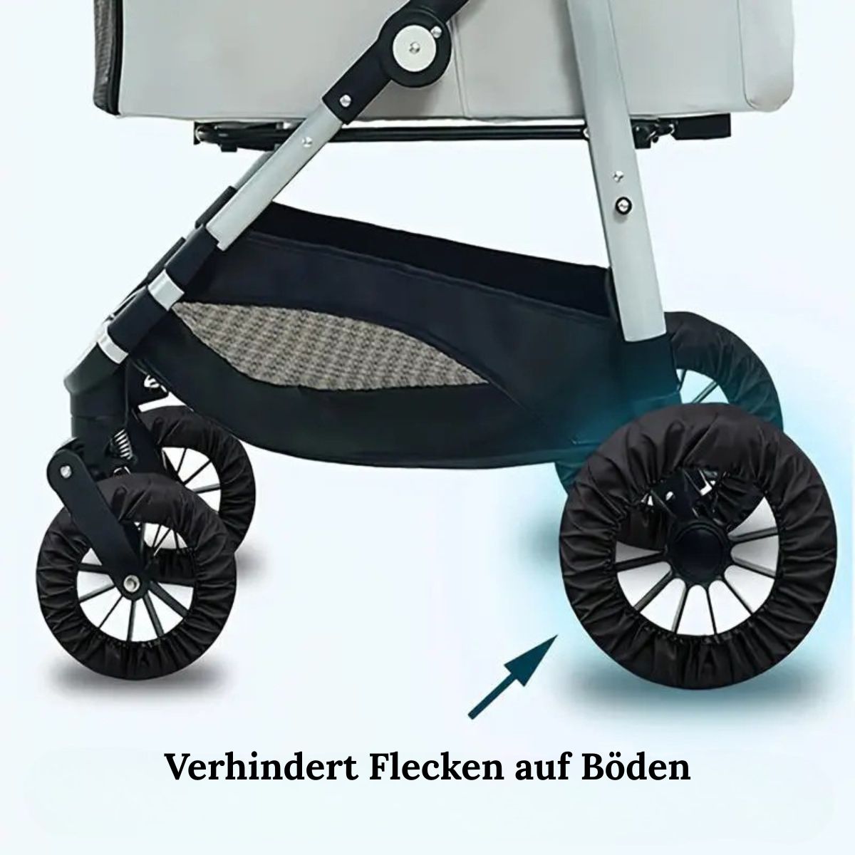 Kinderwagen Radabdeckung