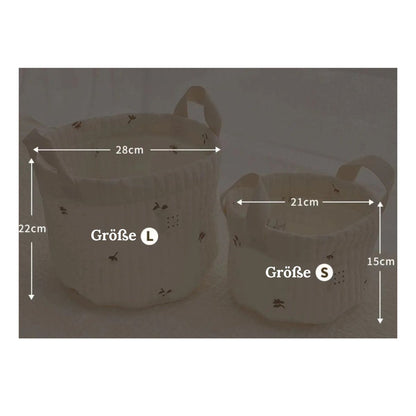 2er Set Stoffbehälter mit niedlichem Design