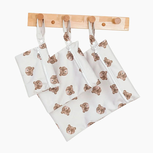 3-er Set wasserfeste Windeltaschen